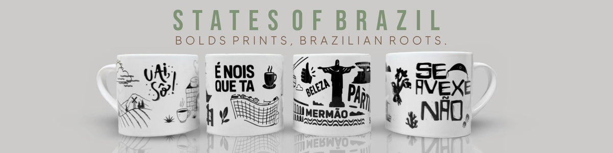 States of Brazil espresso mug collection banner
