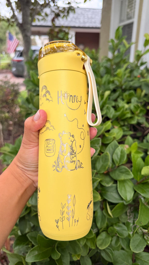 Winnie the Pooh-Inspired Engraved Stanley FlowState 20 oz